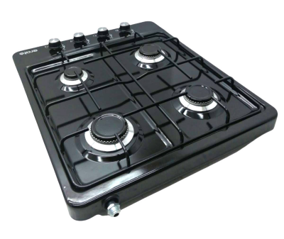 4LÜ DOĞALGAZLI SİYAH N.G SET ÜSTÜ OCAK 50x60 cm