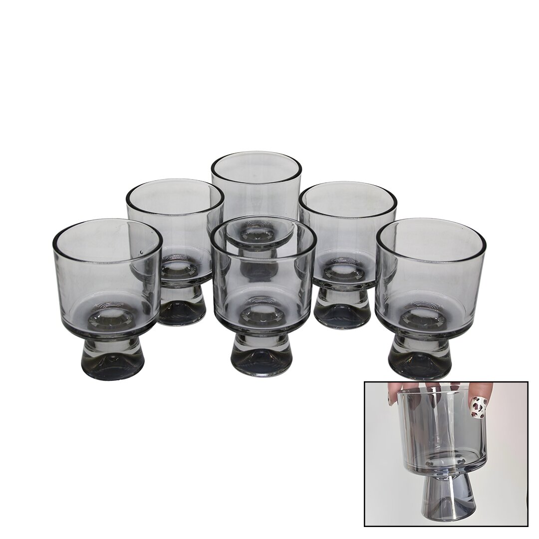 6 PARÇA CLOVER GREY CAM KASE BARDAK