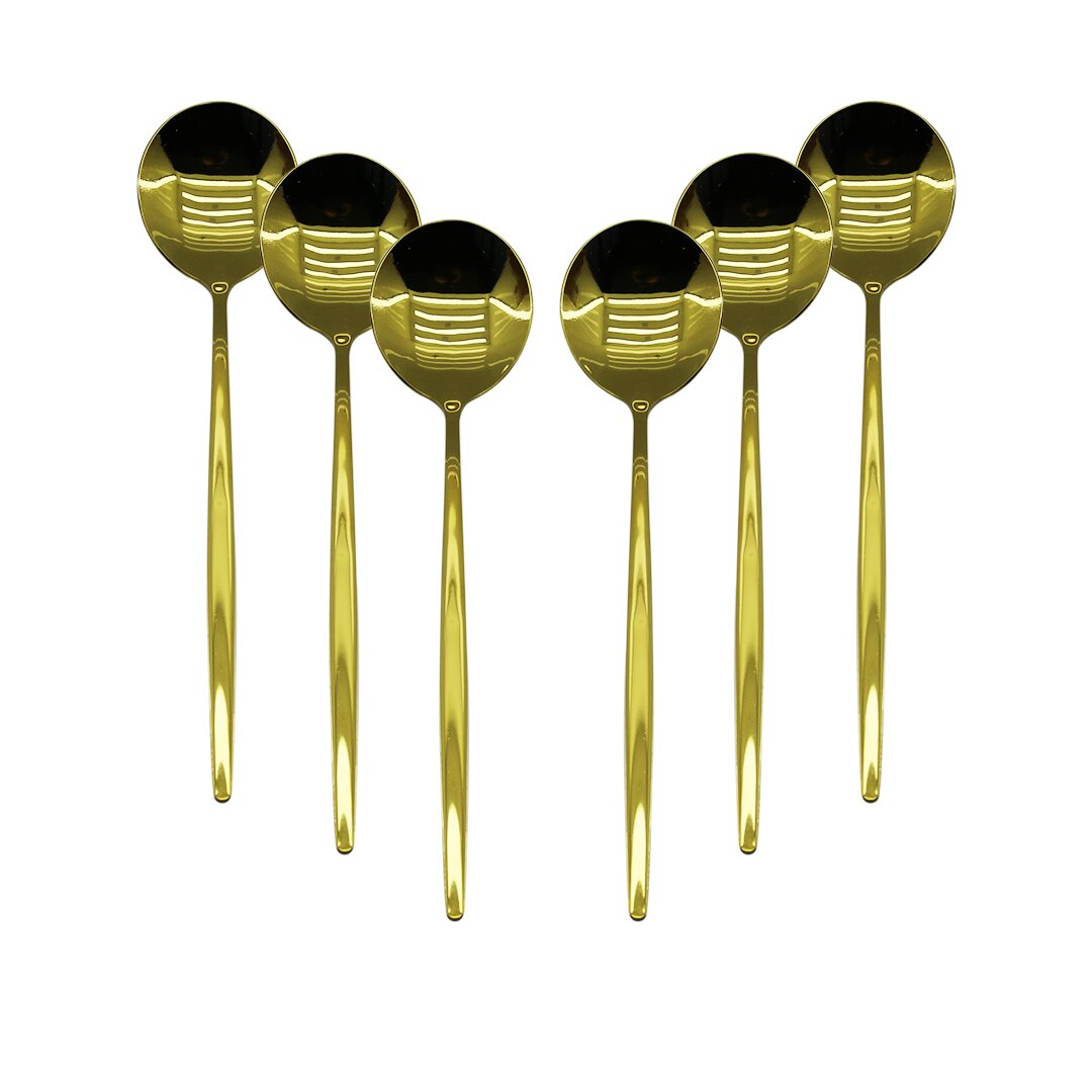 6 PCS GOLD YEMEK KAŞIK SETİ