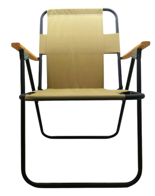 AHŞAP KOLLU KATLAMALI KAMP SANDALYESİ