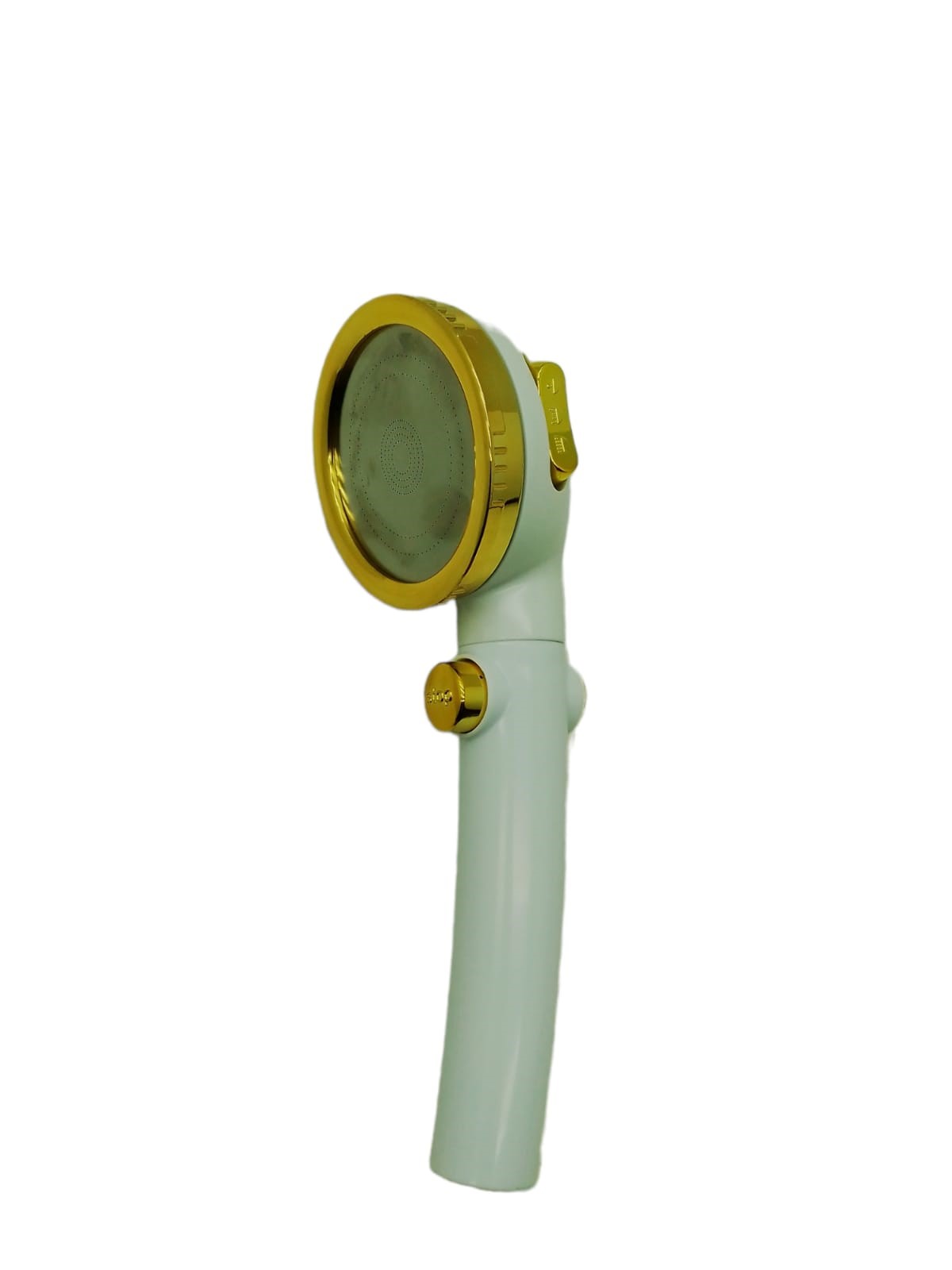 ALTIN - BEYAZ İĞNELİ YANDAN KADEMELİ PLASTİK DUŞ BAŞLIK