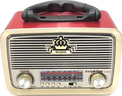 BT USB İBRELİ ŞARJLI RADYO