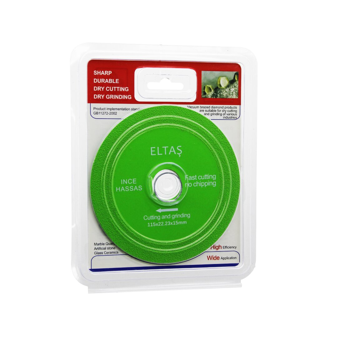 CAM KESME  YEŞİL HASSAS KESİCİ DİSK - TAŞLAMA  115X22X23X15MM