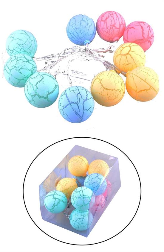 Dekoratif Minik 10 Toplu Ledli Dekoratif Dolama Renkli Led