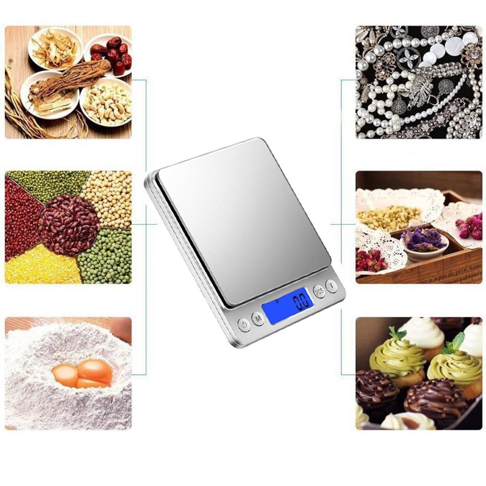 Elektronik 3 kg 01 Gr Kapasiteli Dijital Hassas Kantar Mutfak Tartısı Terazi