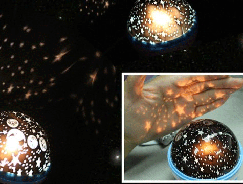 Hareketli Gökyüzü Projeksiyon Lambası