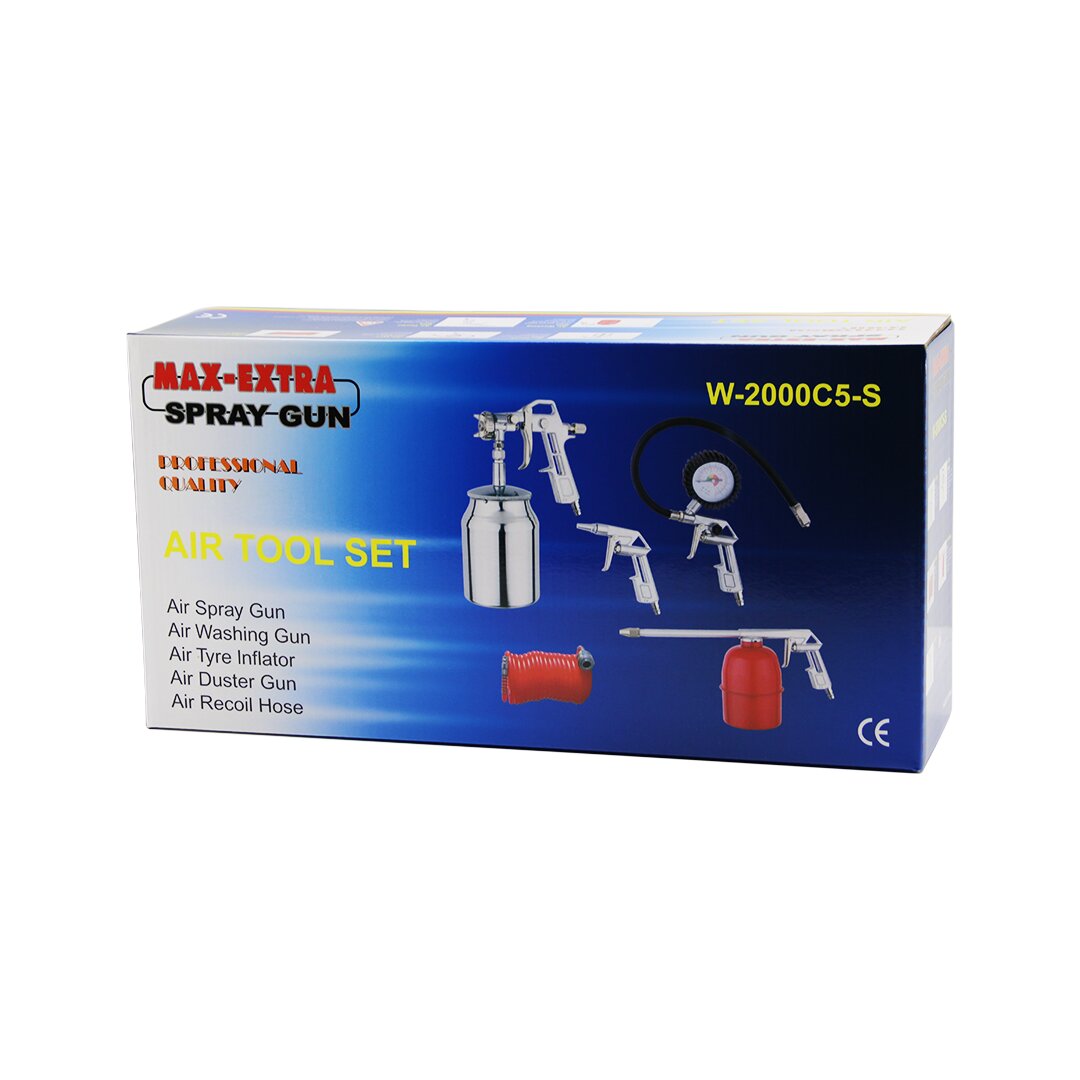 HAVA BASMA ALET SETİ 4TABANCA BOYA PÜSKÜRTME- YIKAMA- ŞİŞİRME- TEMİZLEME-KURUTMA