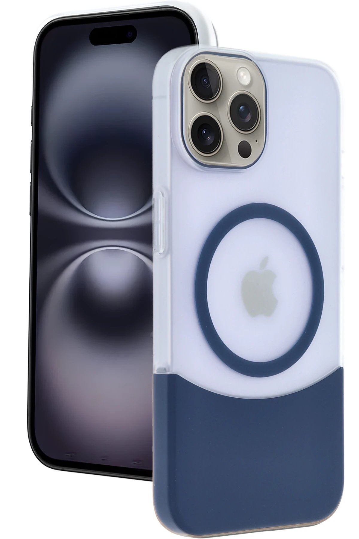 Joko Apple iPhone 15 Pro Max Velar Magsafe Kapak - Lacivert