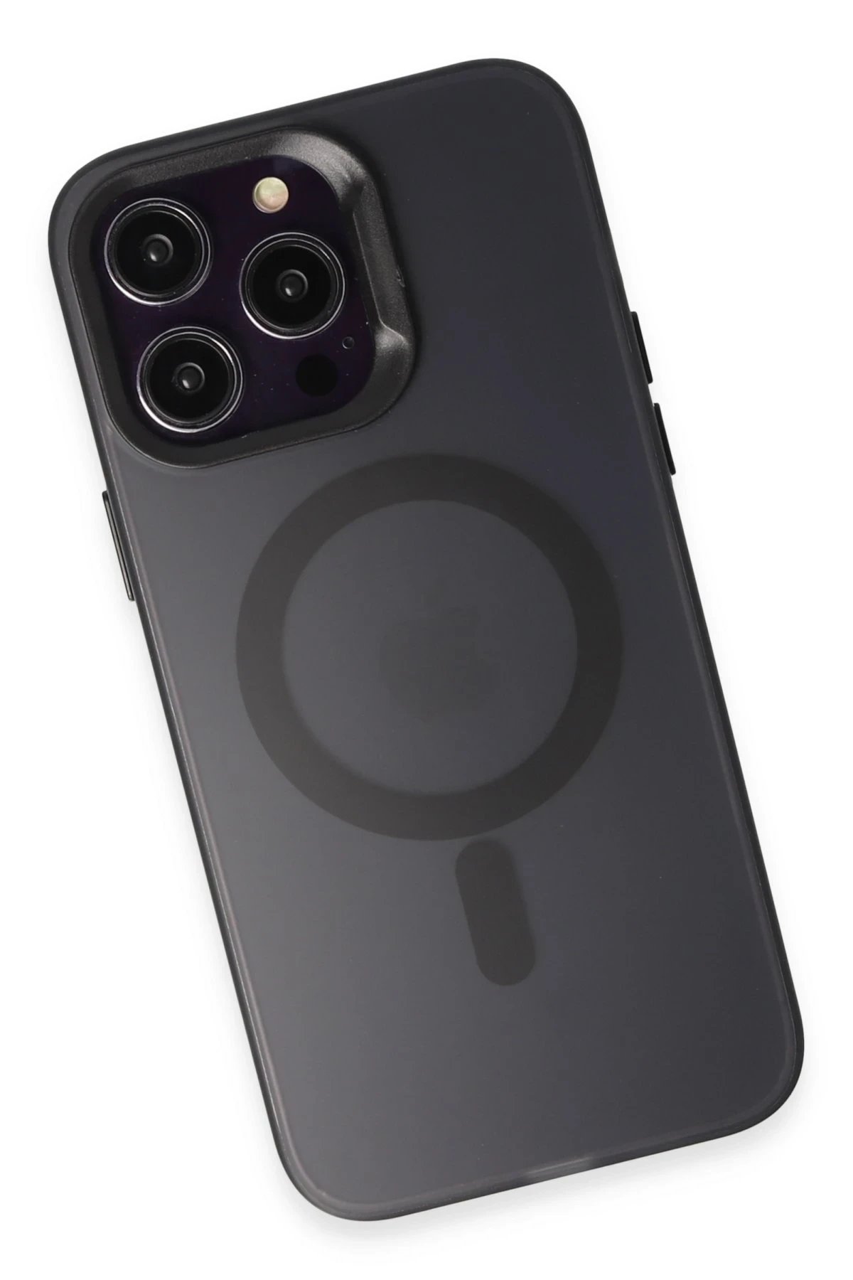 Joko iPhone 13 Pro Max Kılıf Mateks Magsafe Kapak - Siyah