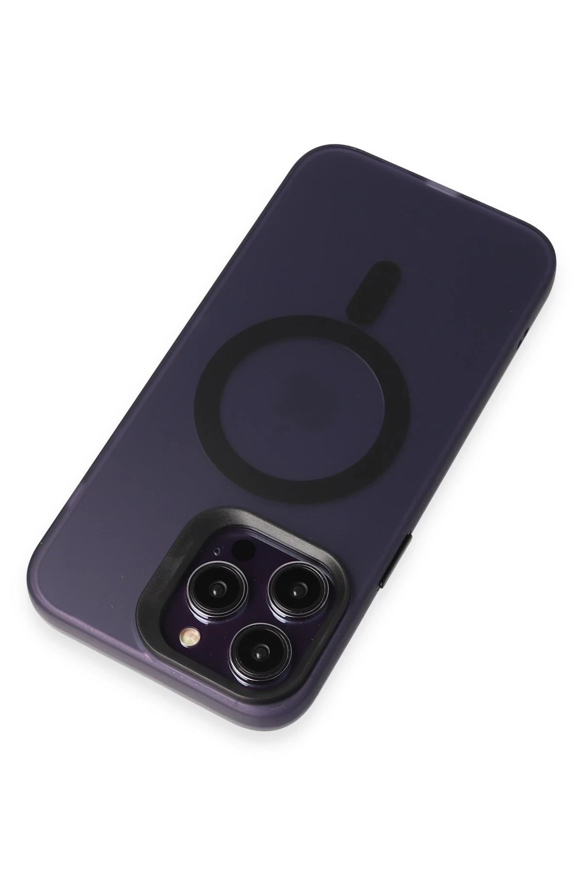 Joko iPhone 14 Pro Max Kılıf Mateks Magsafe Kapak - Derin Mor