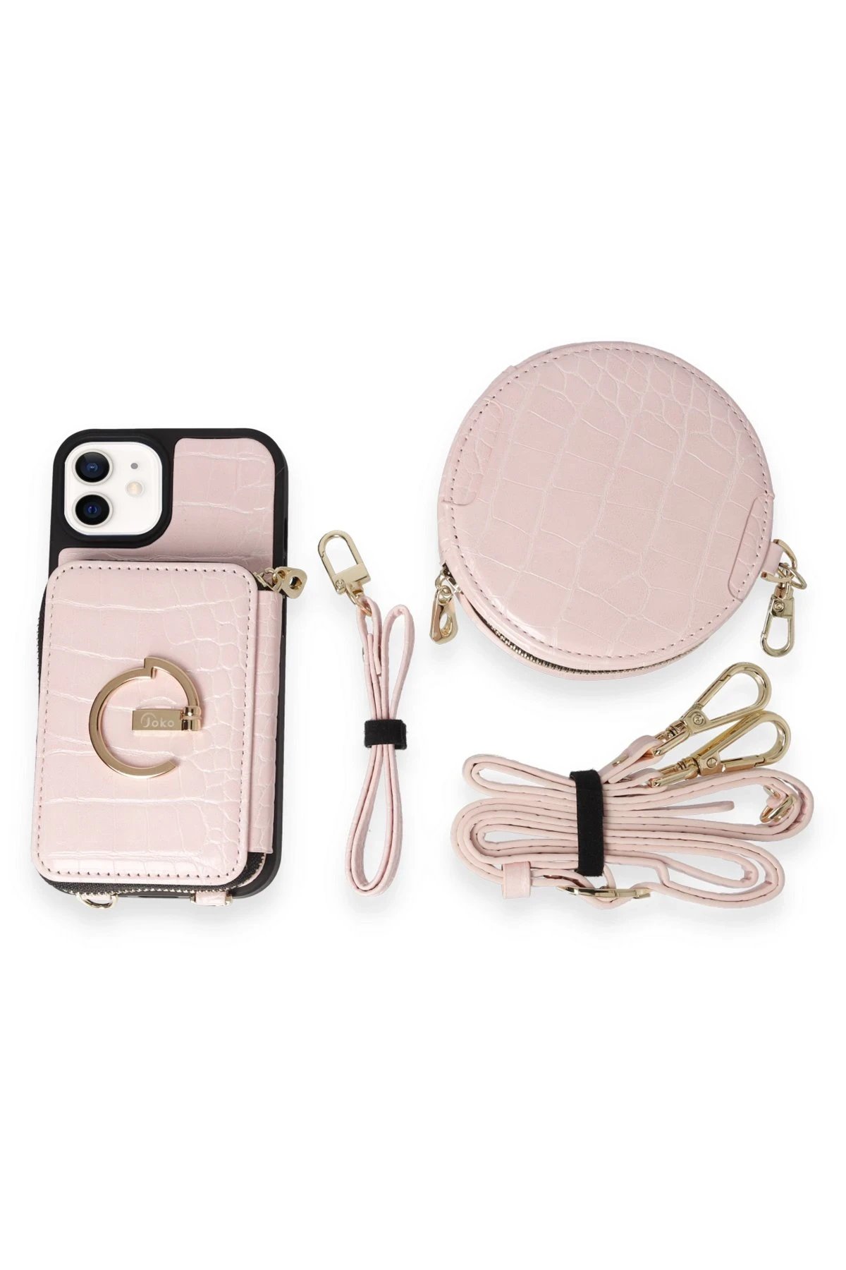 Joko iPhone 11 Kılıf Ermes Kapak - Pembe