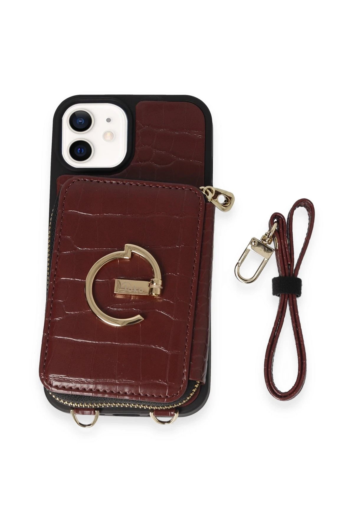 Joko iPhone 11 Kılıf Ermes Kapak - Bordo