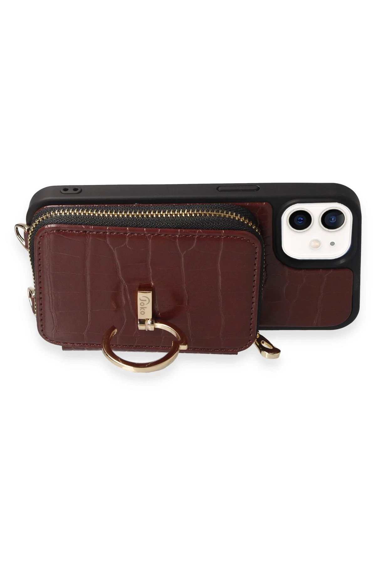 Joko iPhone 11 Kılıf Ermes Kapak - Bordo