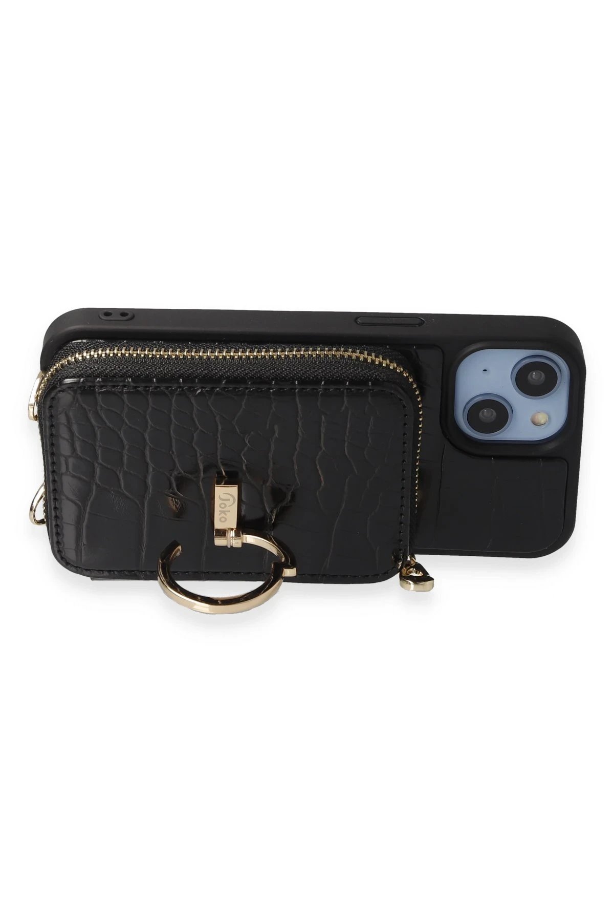 Joko iPhone 12 Pro Kılıf Ermes Kapak - Siyah