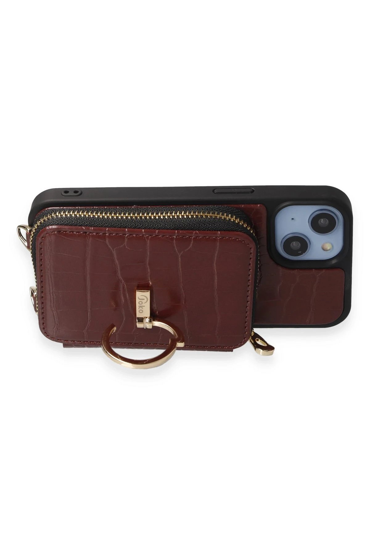 Joko iPhone 13 Pro Kılıf Ermes Kapak - Bordo