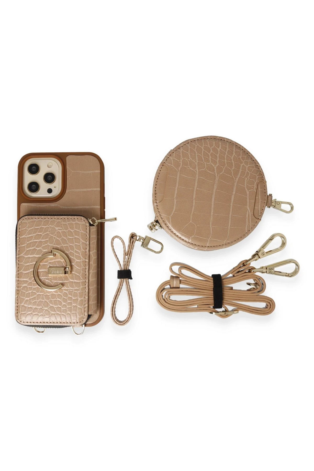 Joko iPhone 14 Pro Kılıf Ermes Kapak - Sarı