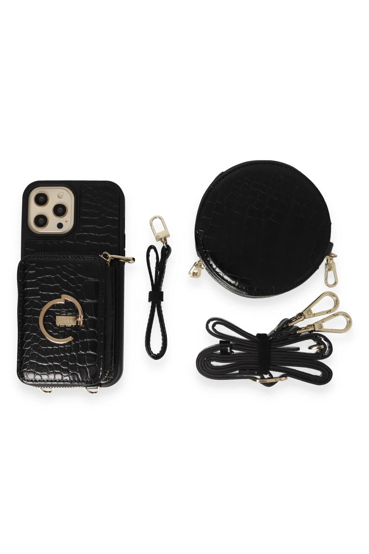 Joko iPhone 14 Pro Max Kılıf Ermes Kapak - Siyah