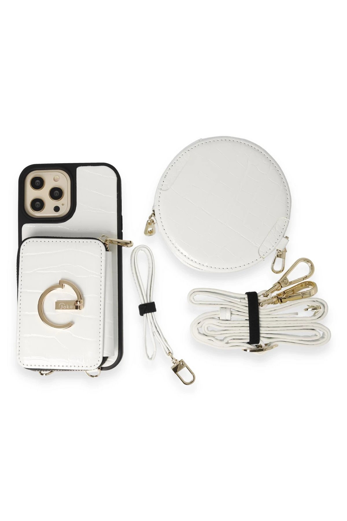 Joko iPhone 14 Pro Max Kılıf Ermes Kapak - Beyaz