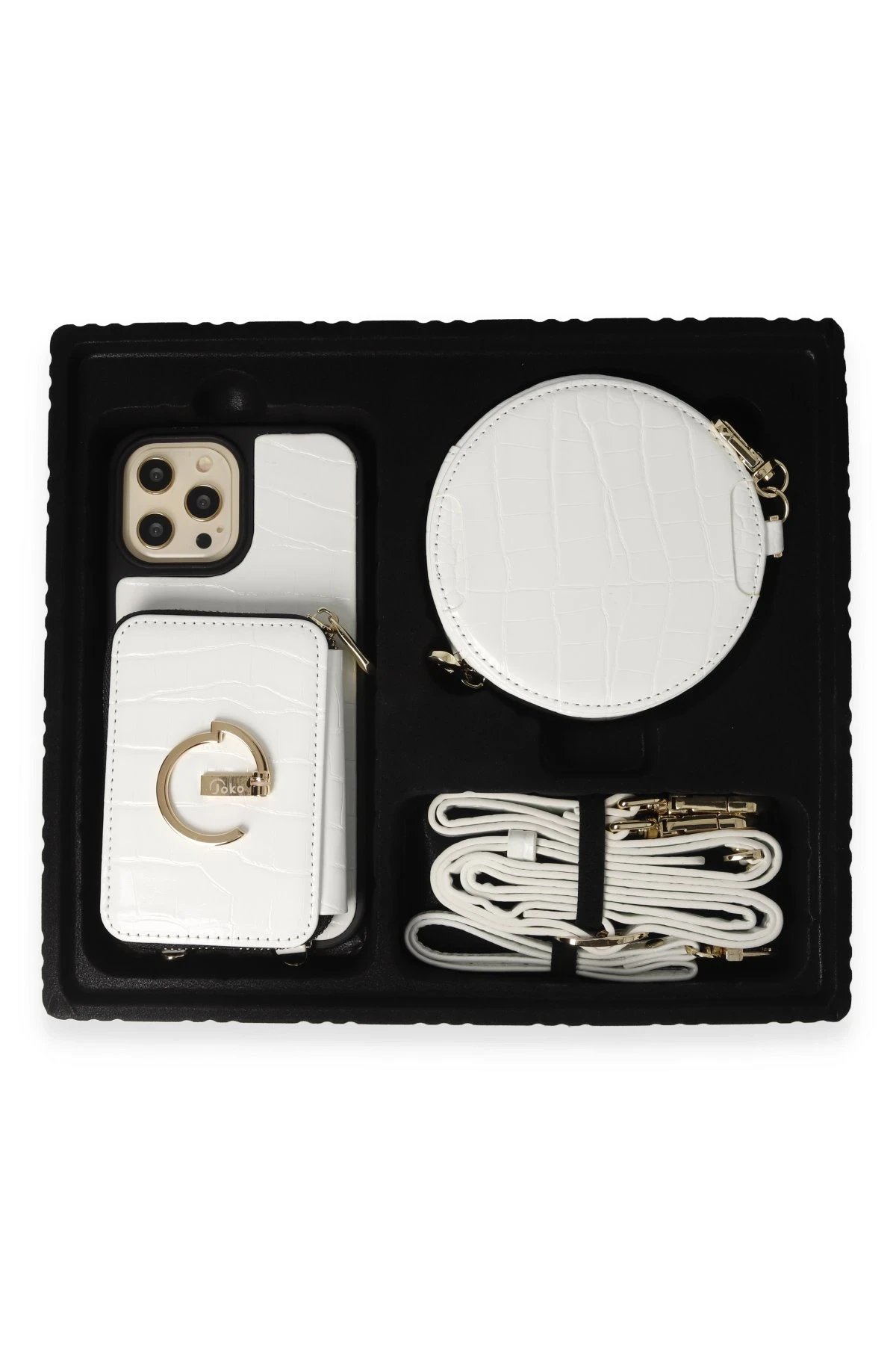 Joko iPhone 14 Pro Max Kılıf Ermes Kapak - Beyaz