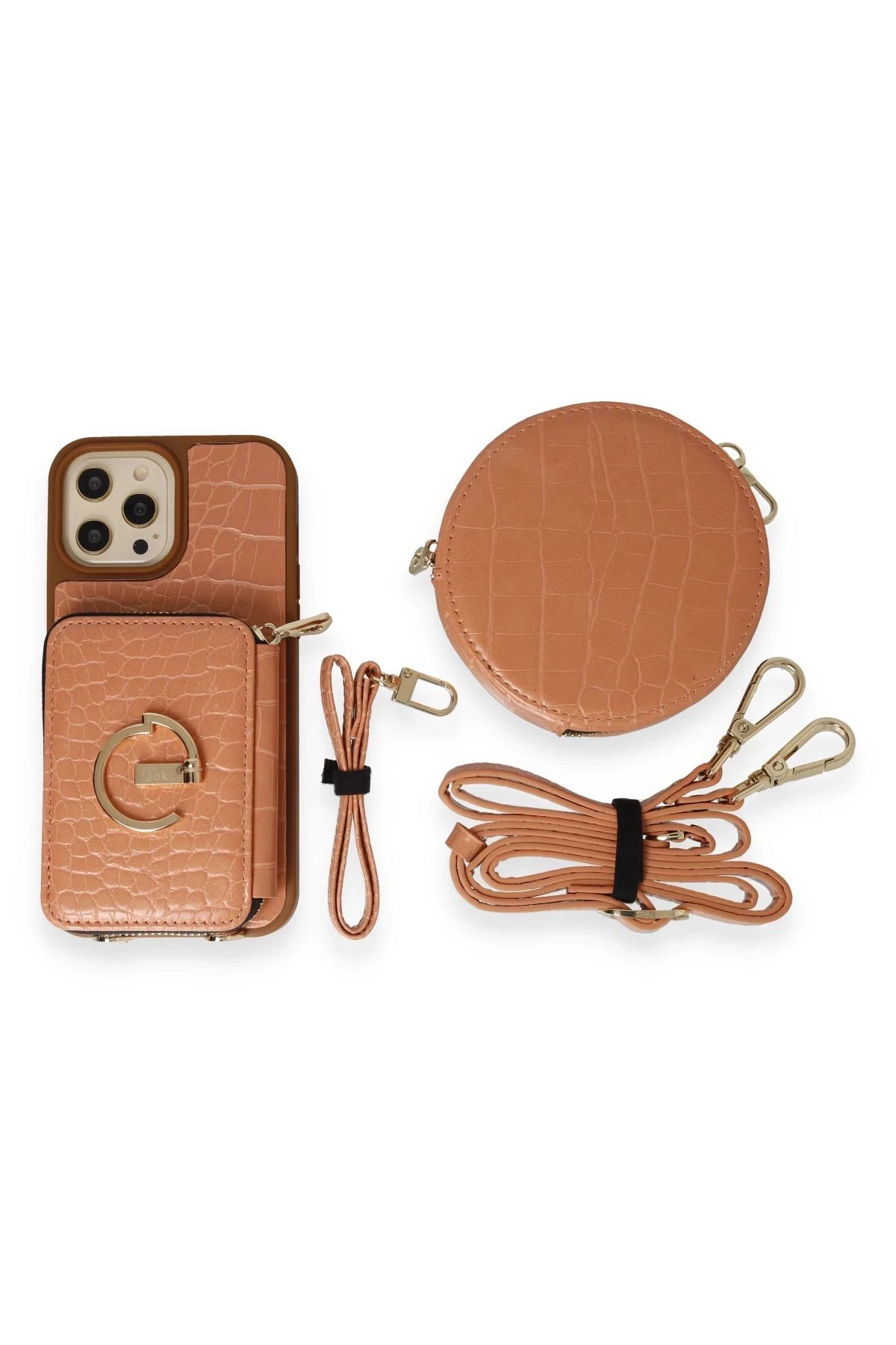 Joko iPhone 14 Pro Max Kılıf Ermes Kapak - Açık Kırmızı