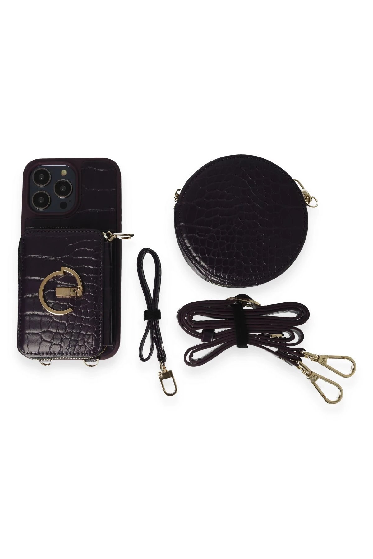 Joko iPhone 14 Pro Max Kılıf Ermes Kapak - Derin Mor