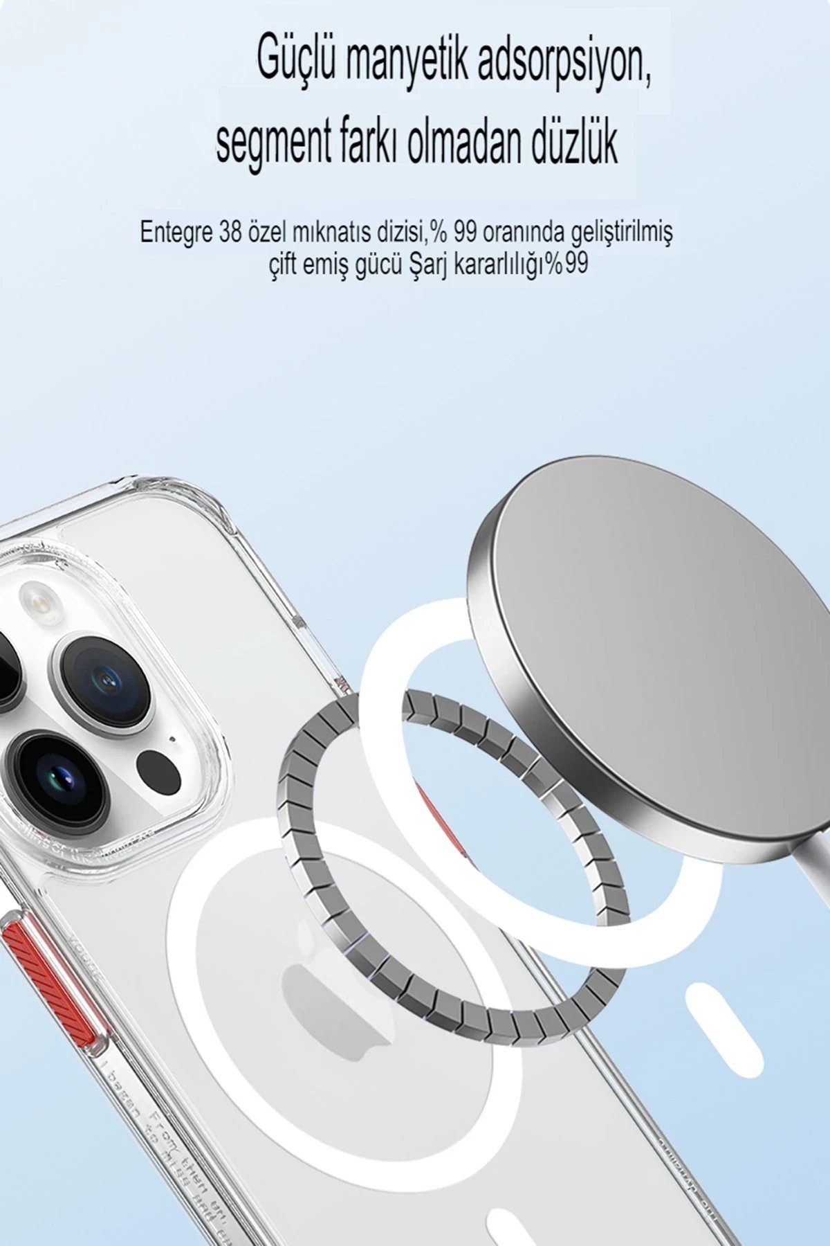 Joko iPhone 14 Pro Kılıf Ramos Magsafe Kapak - Şeffaf