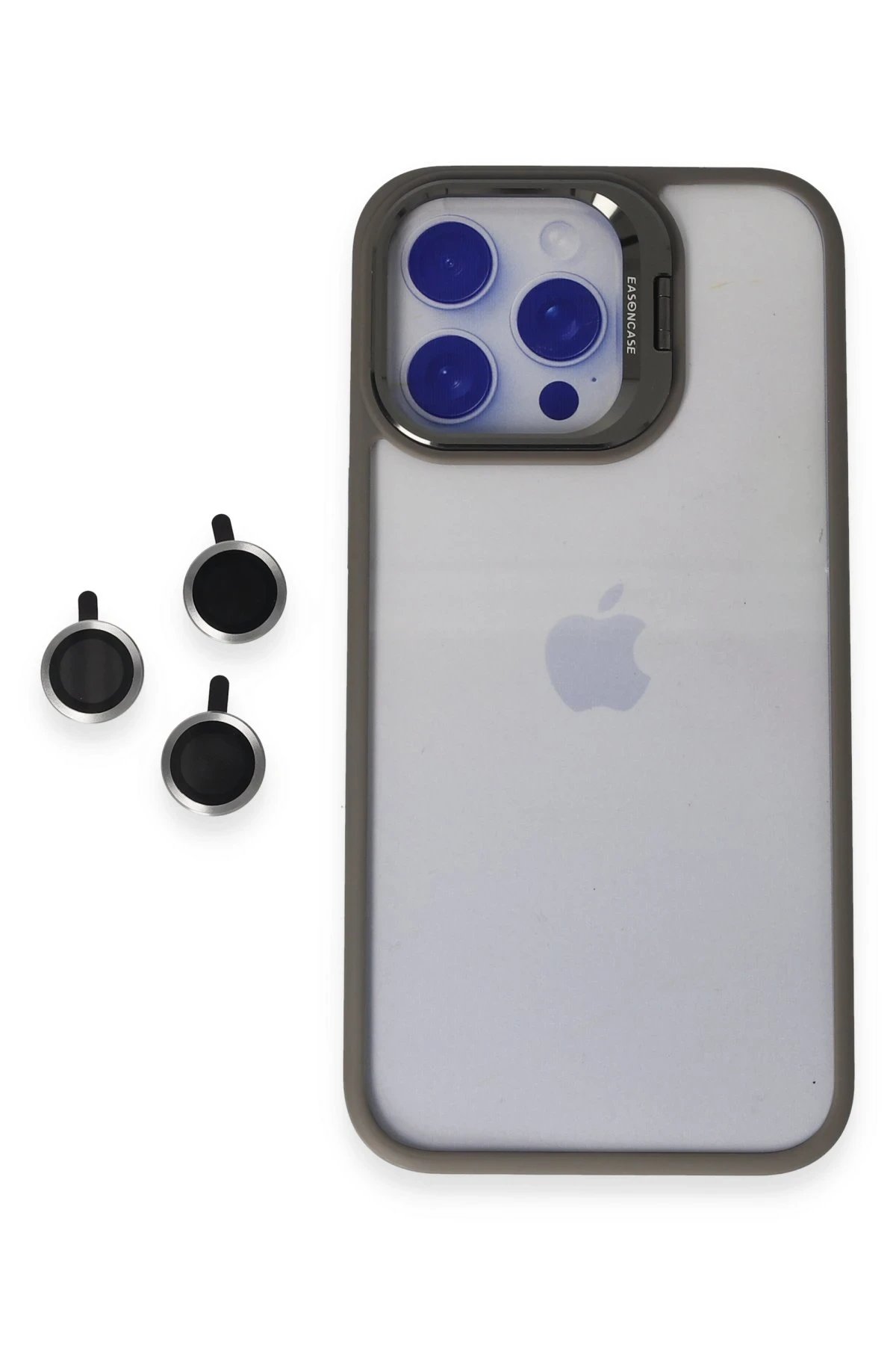 Joko iPhone 15 Pro Kılıf Roblox Lens Standlı Kapak - Titan Gri