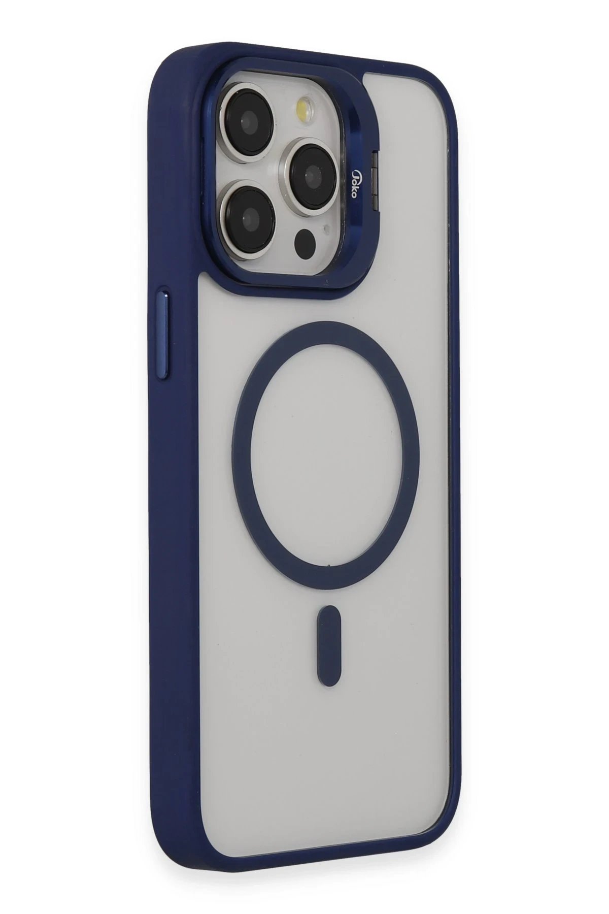 Joko iPhone 15 Pro Max Kılıf Roblox Lens Magsafe Standlı Kapak - Lacivert