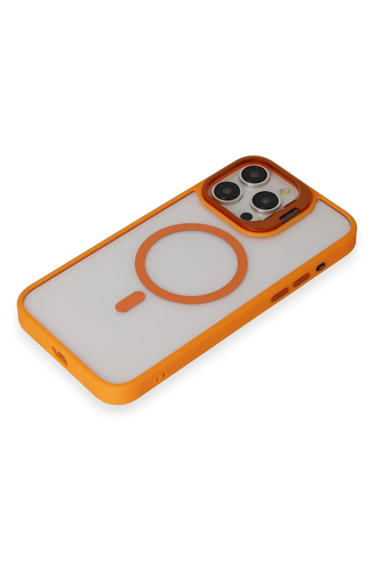 Joko iPhone 15 Pro Max Kılıf Roblox Lens Magsafe Standlı Kapak - Turuncu