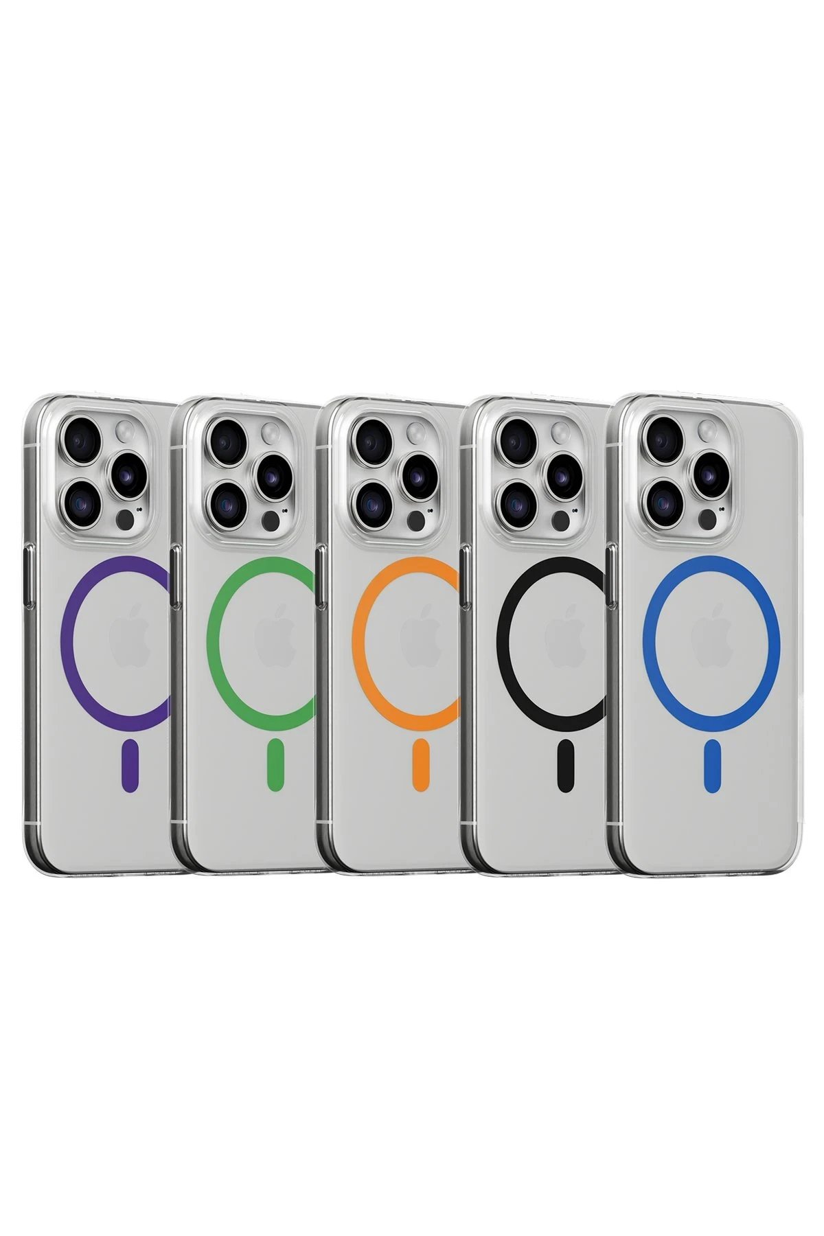 Joko iPhone 15 Pro Max Kılıf Bubble Magsafe Kapak - Siyah