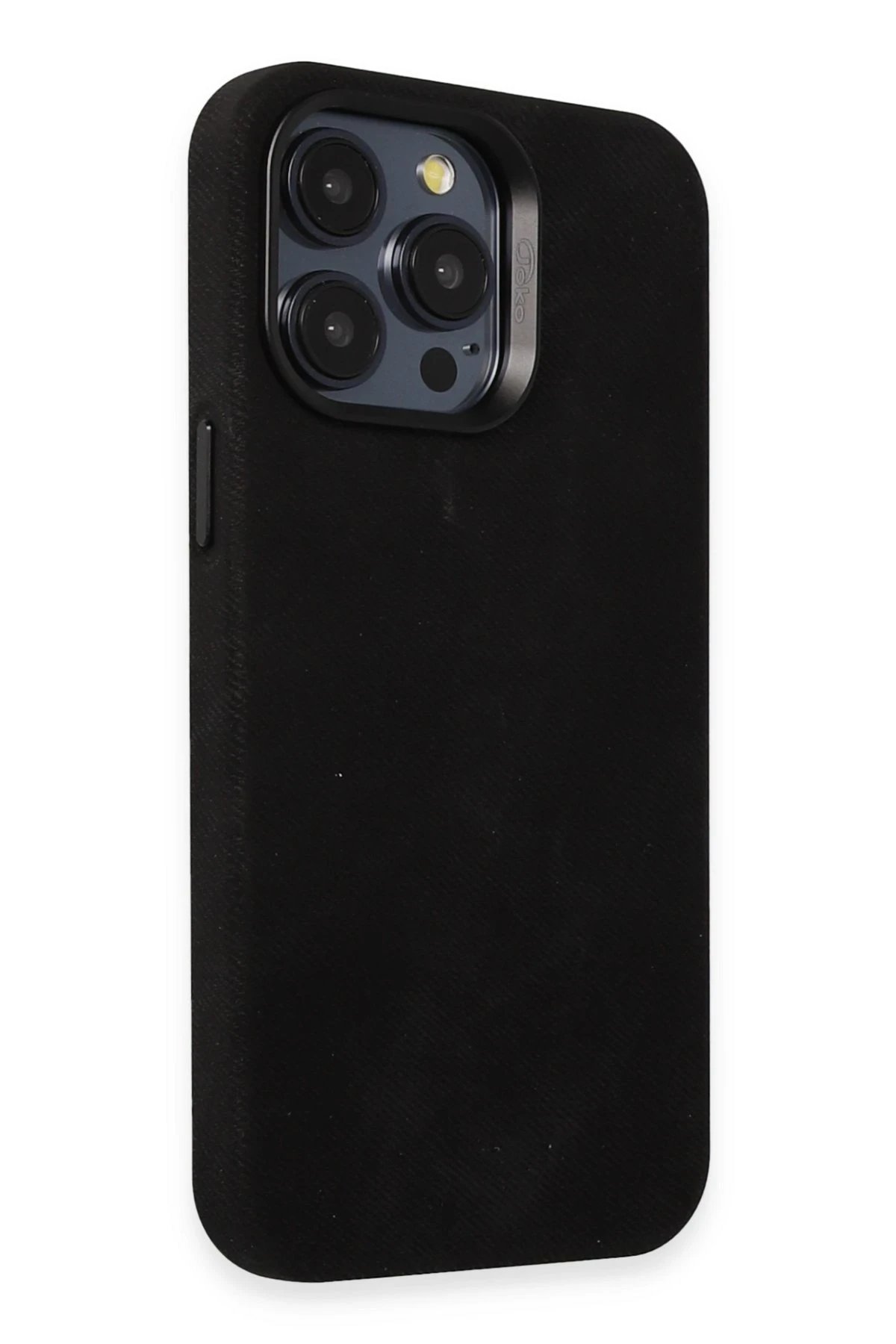 Joko iPhone 15 Pro Max Kılıf Velvet Magsafe Kapak - Siyah