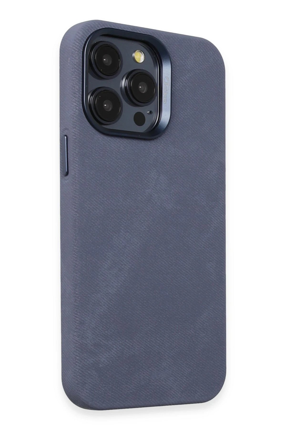 Joko iPhone 15 Pro Max Kılıf Velvet Magsafe Kapak - Lacivert