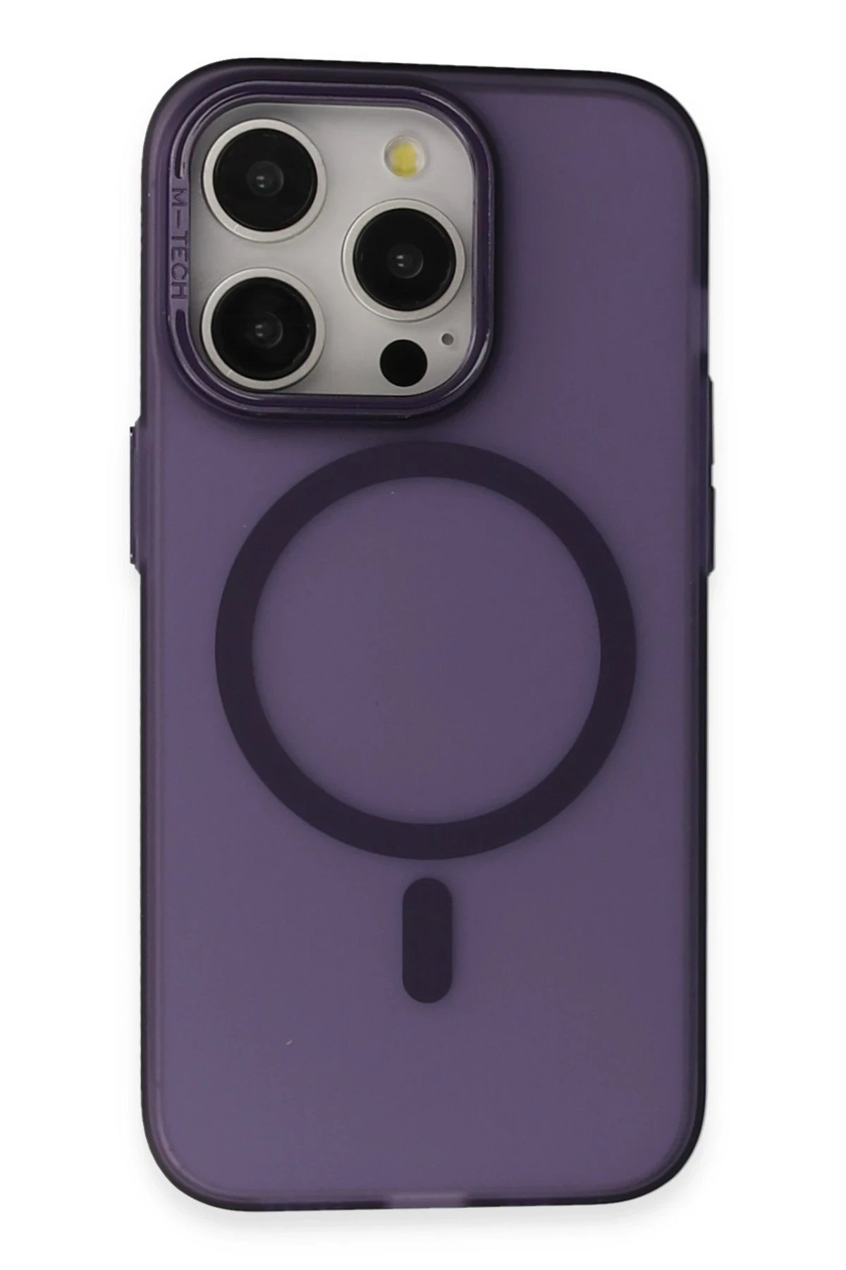 Joko iPhone 14 Pro Max Frost Standlı Magsafe Kapak - Derin Mor