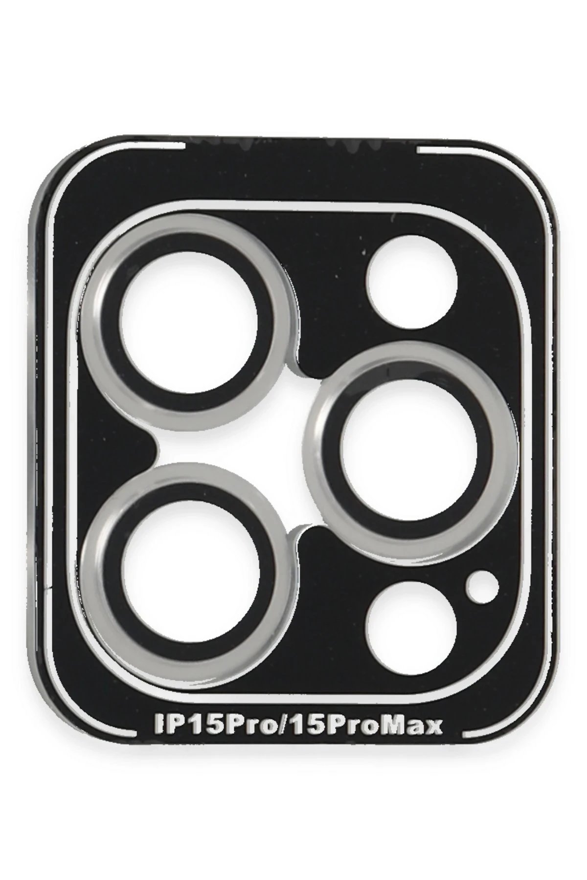 Joko iPhone 15 Pro Max PVD Metal Kamera Lens - Gümüş