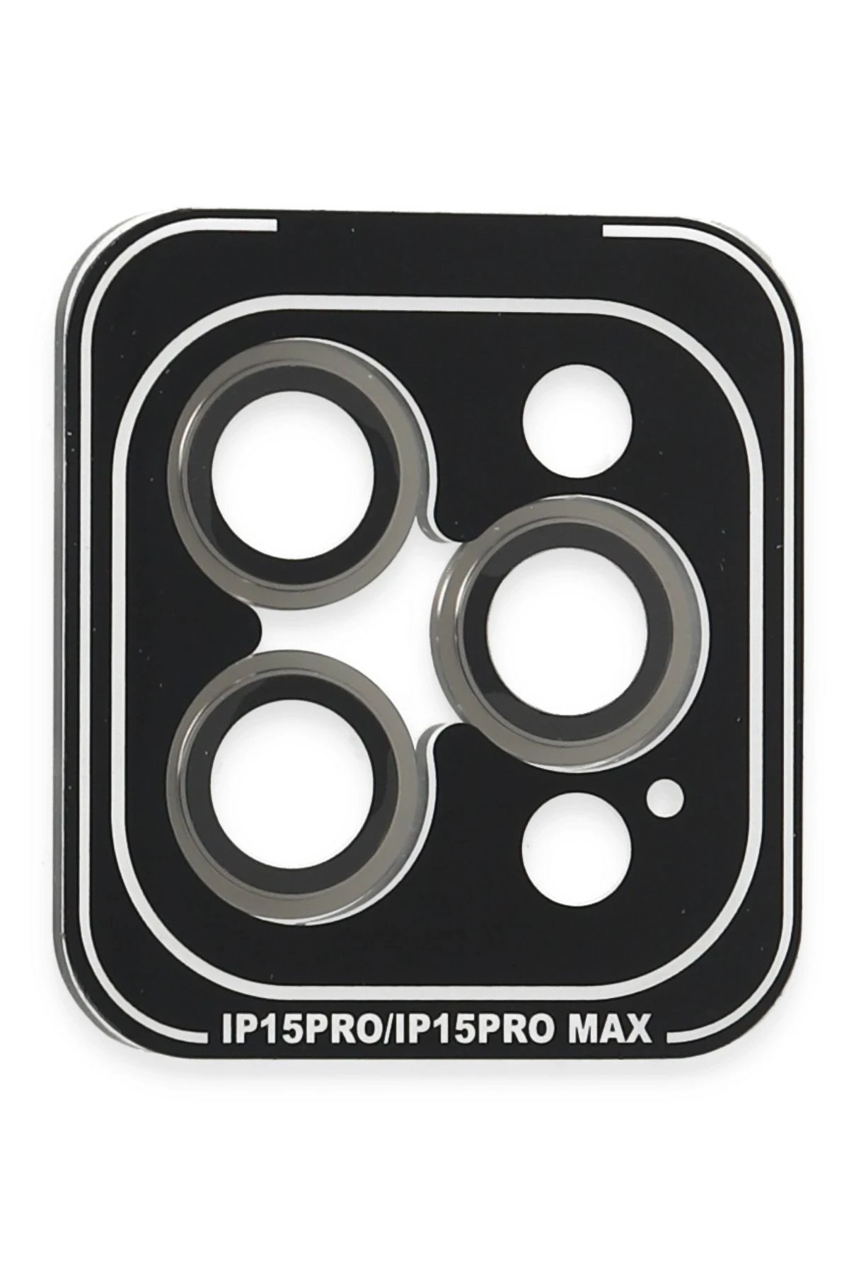 Joko iPhone 15 Pro Max PVD Metal Kamera Lens - Gri