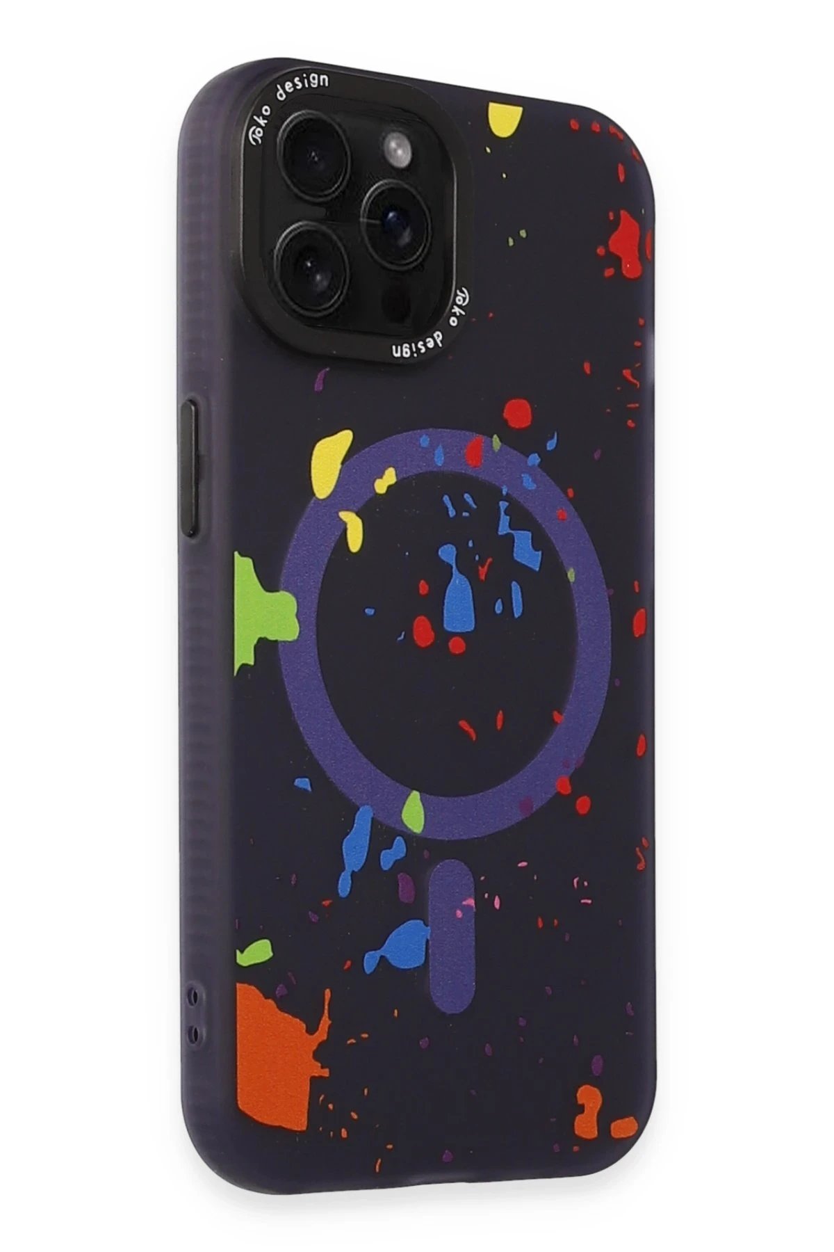 Joko iPhone 14 Pro Colorful Magsafe Kapak - Derin Mor