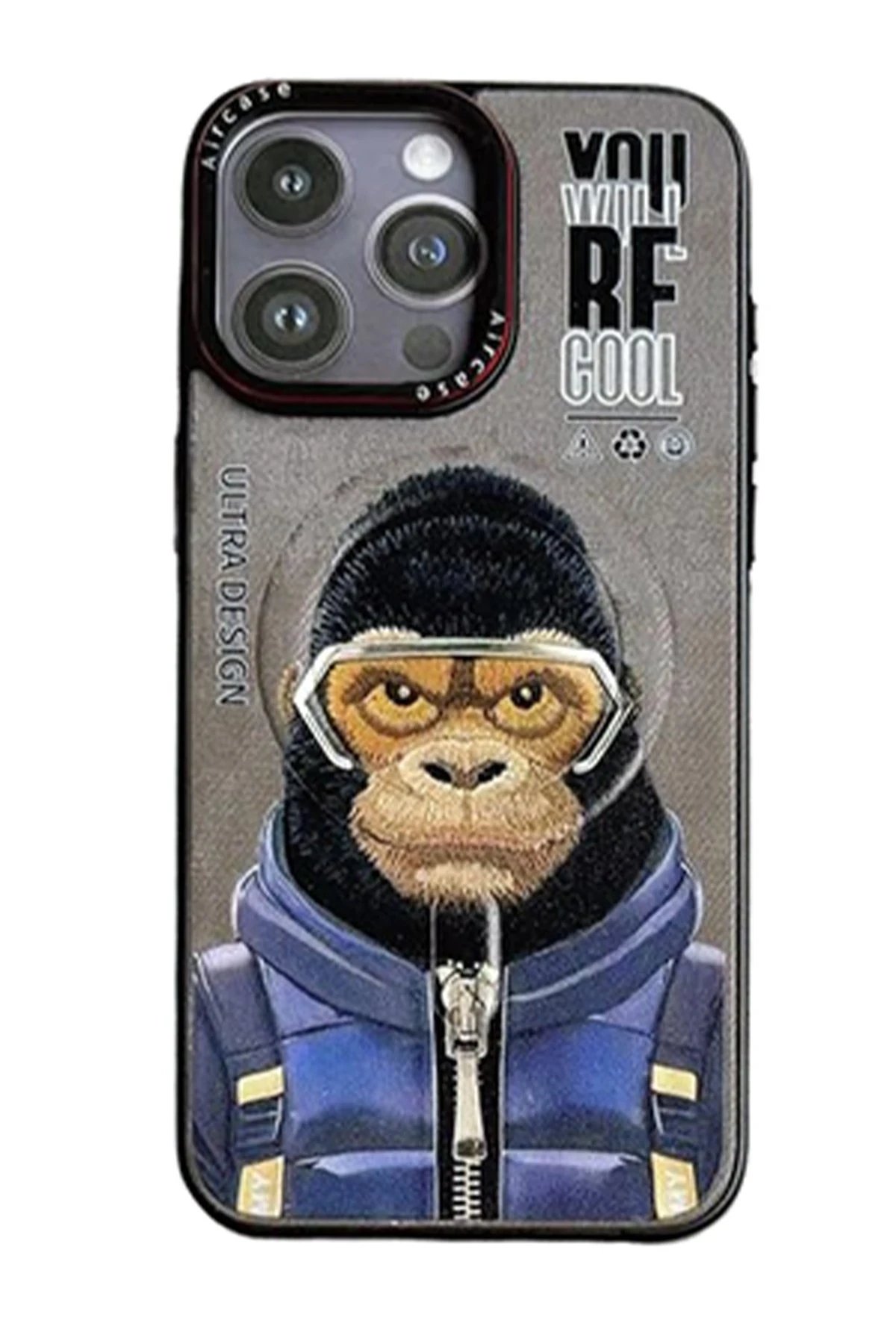 Joko iPhone 14 Pro Fun Magsafe Kapak - Natural Grey