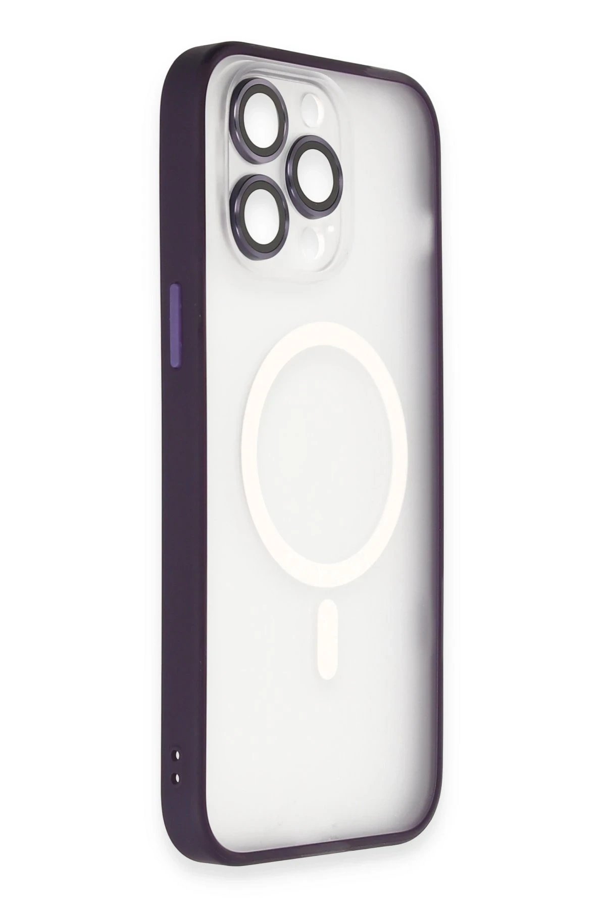 Joko iPhone 14 Pro Max Kılıf Martin Lens Magneticsafe Kapak - Derin Mor