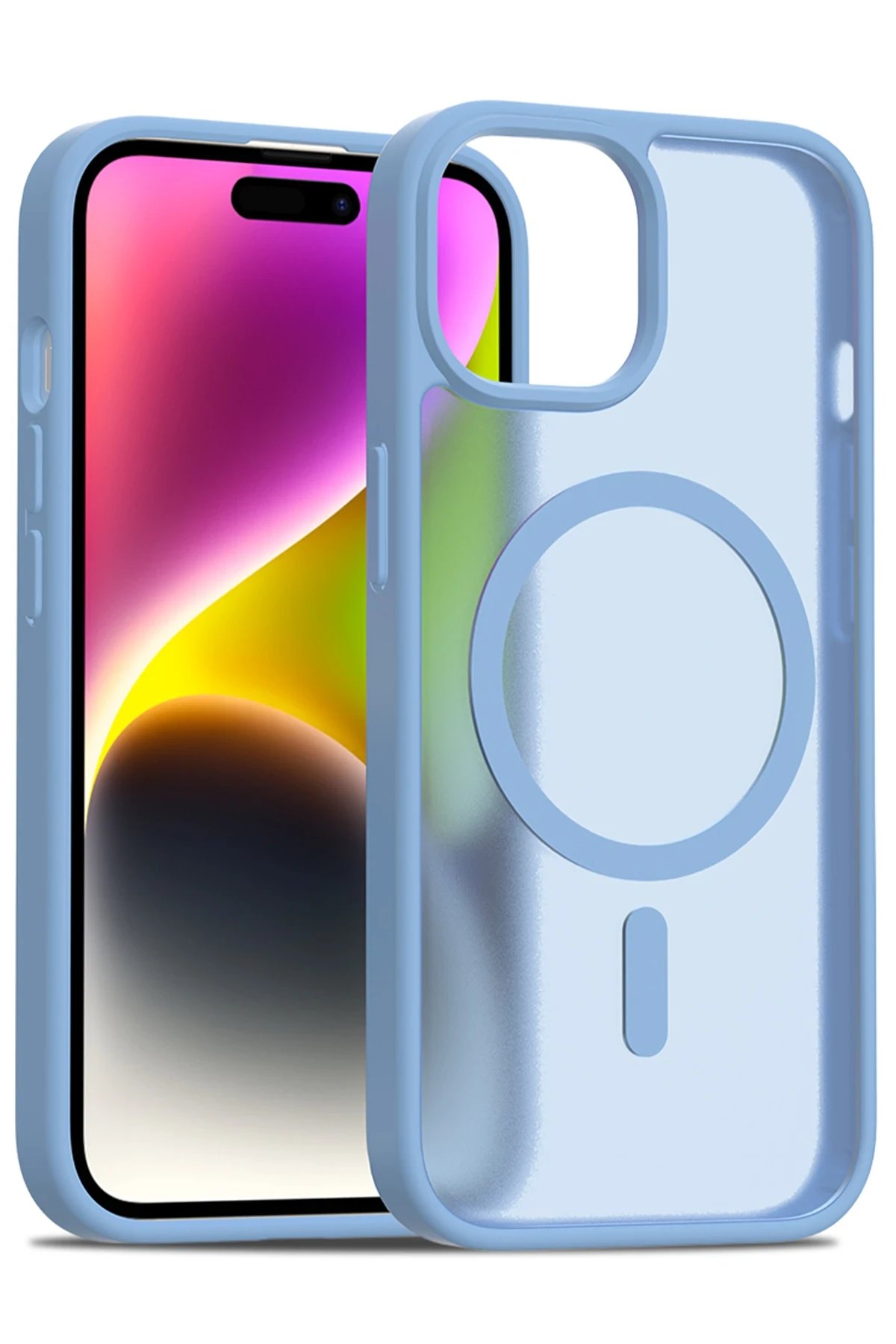 Joko iPhone 15 Jota Magsafe Kapak - Açık Mavi