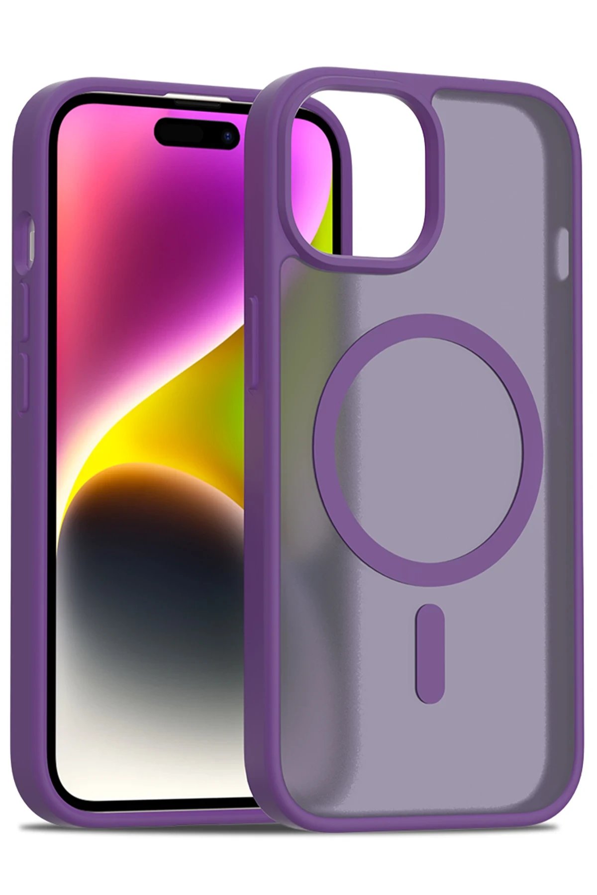 Joko iPhone 15 Jota Magsafe Kapak - Derin Mor