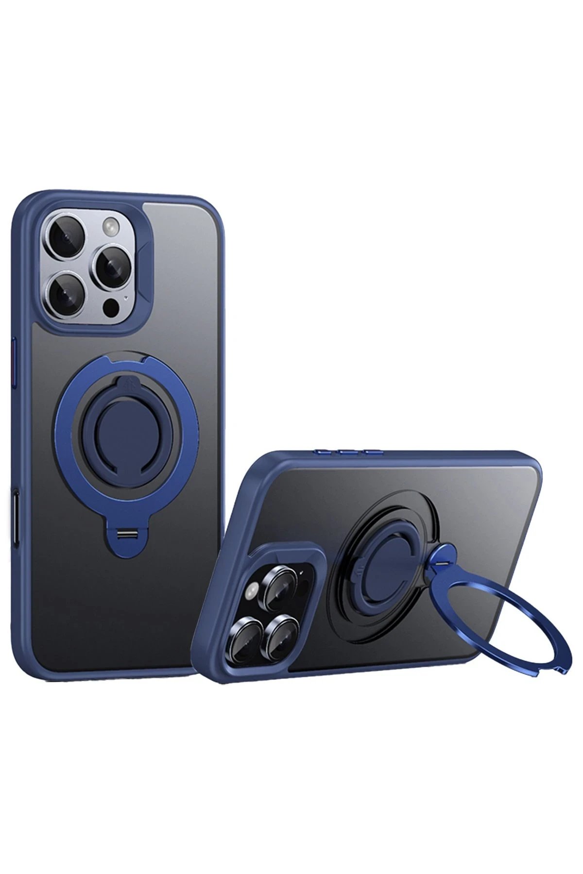 Joko iPhone 16 Pro Max Avatar 360 Dönen Magsafe Kapak - Lacivert