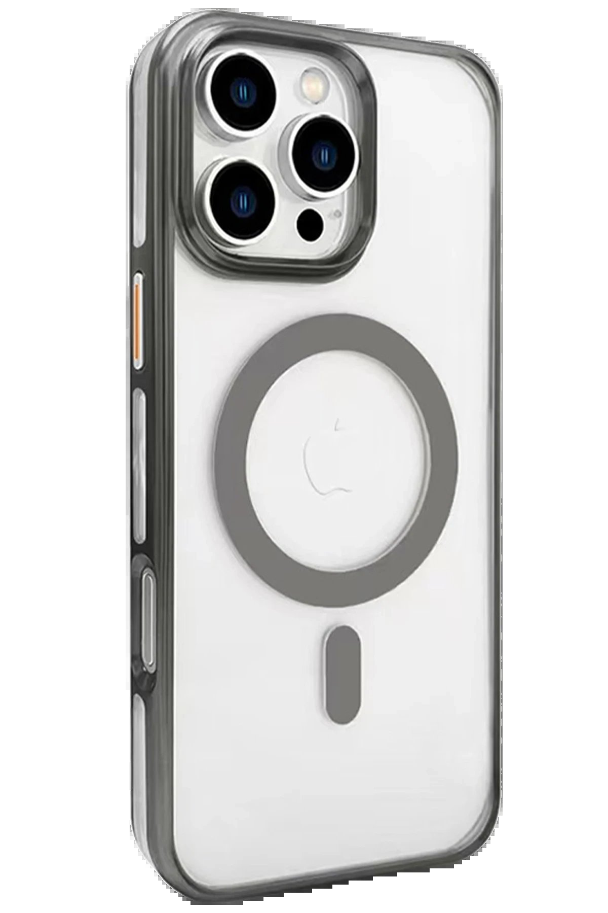 Joko iPhone 16 Pro Max Gleam PC Sert Magsafe Kılıf - Titan Gri