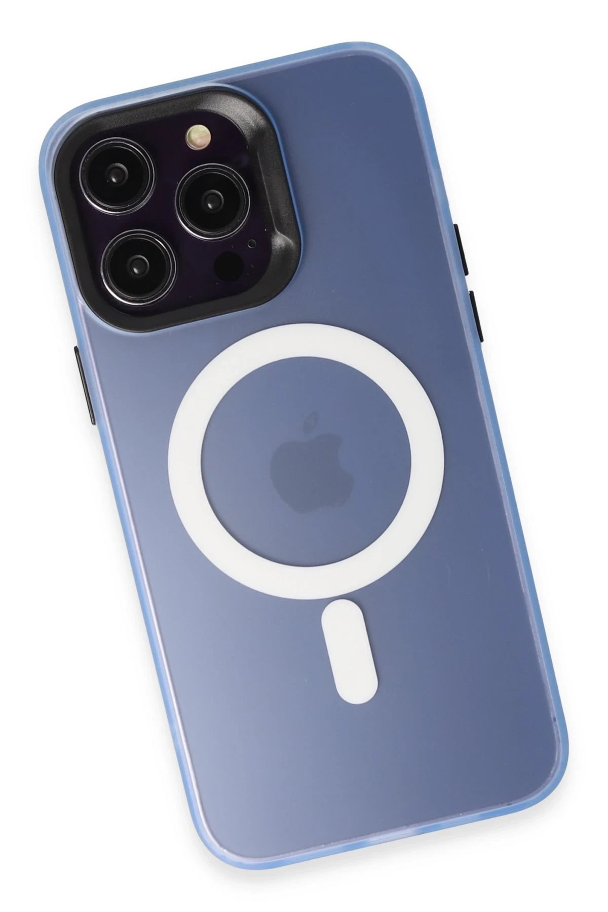 Joko iPhone 15 Pro Max Kılıf Mateks Magsafe Kapak - Sierra Blue