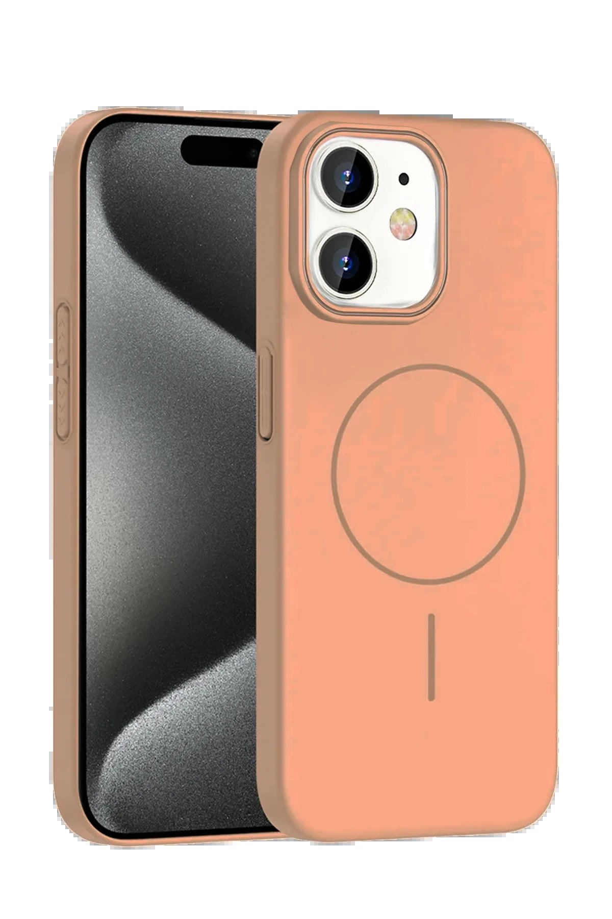 Joko iPhone 11 Broş Magsafe Kapak - Çöl Titanyum