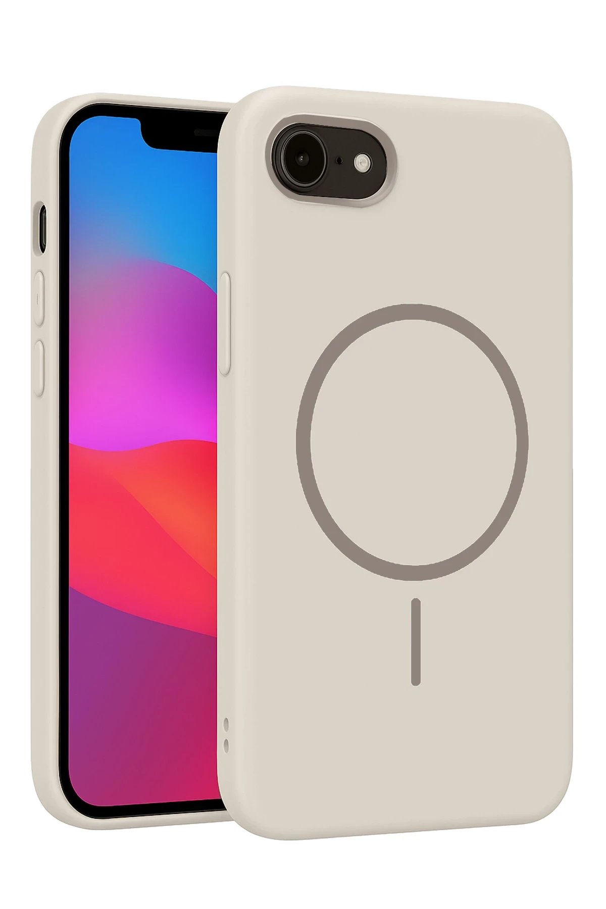 Joko iPhone 16E Broş Magsafe Kapak - Krem