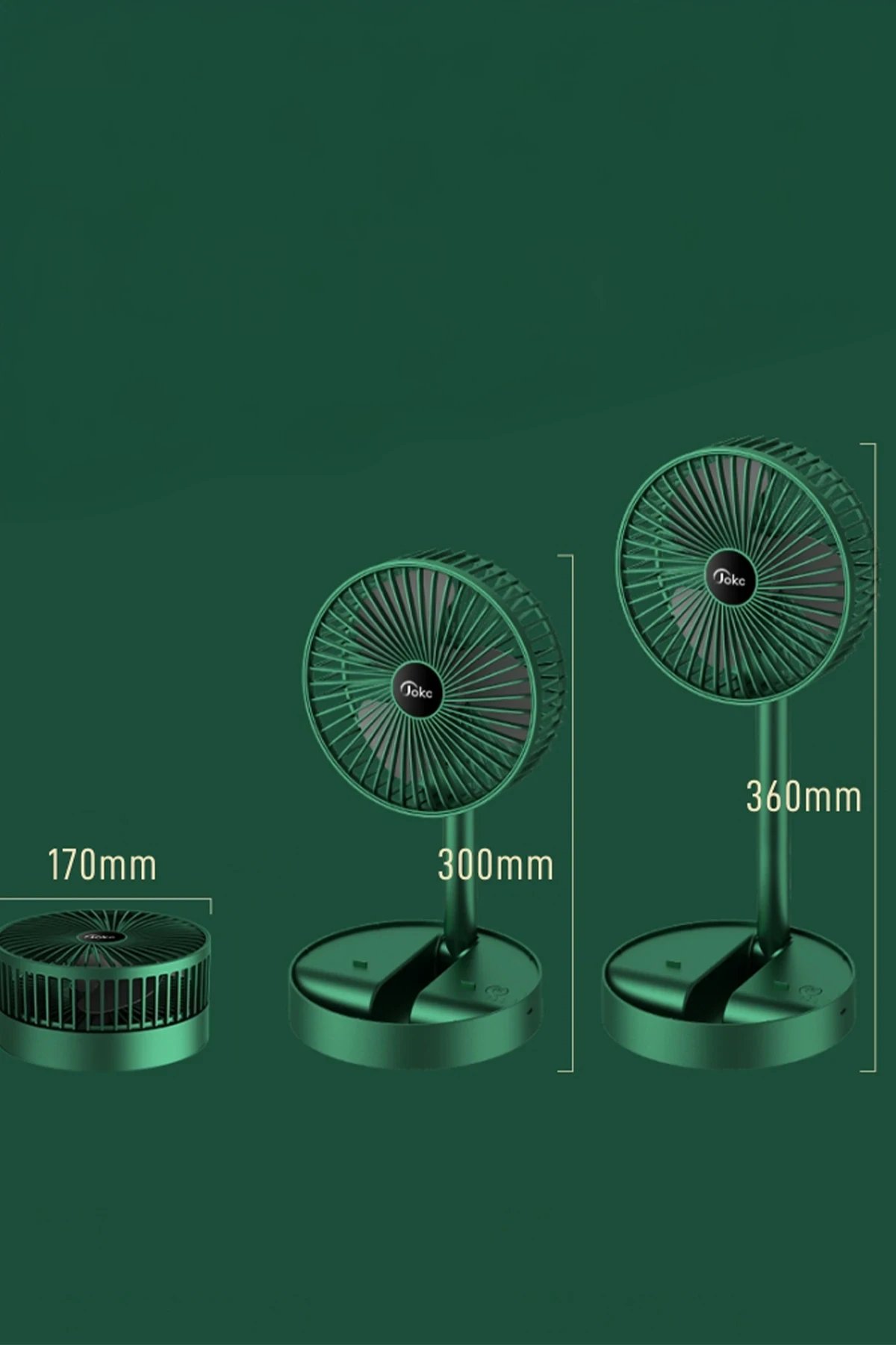 Joko JS01 Masaüstü Soğutma Fanı - Beyaz