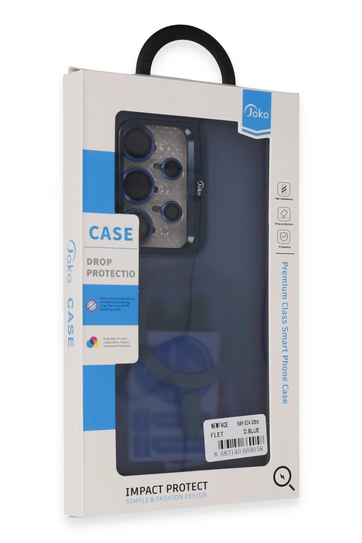 Joko Samsung Galaxy S24 Ultra Flet Lens Magsafe Kapak - Lacivert