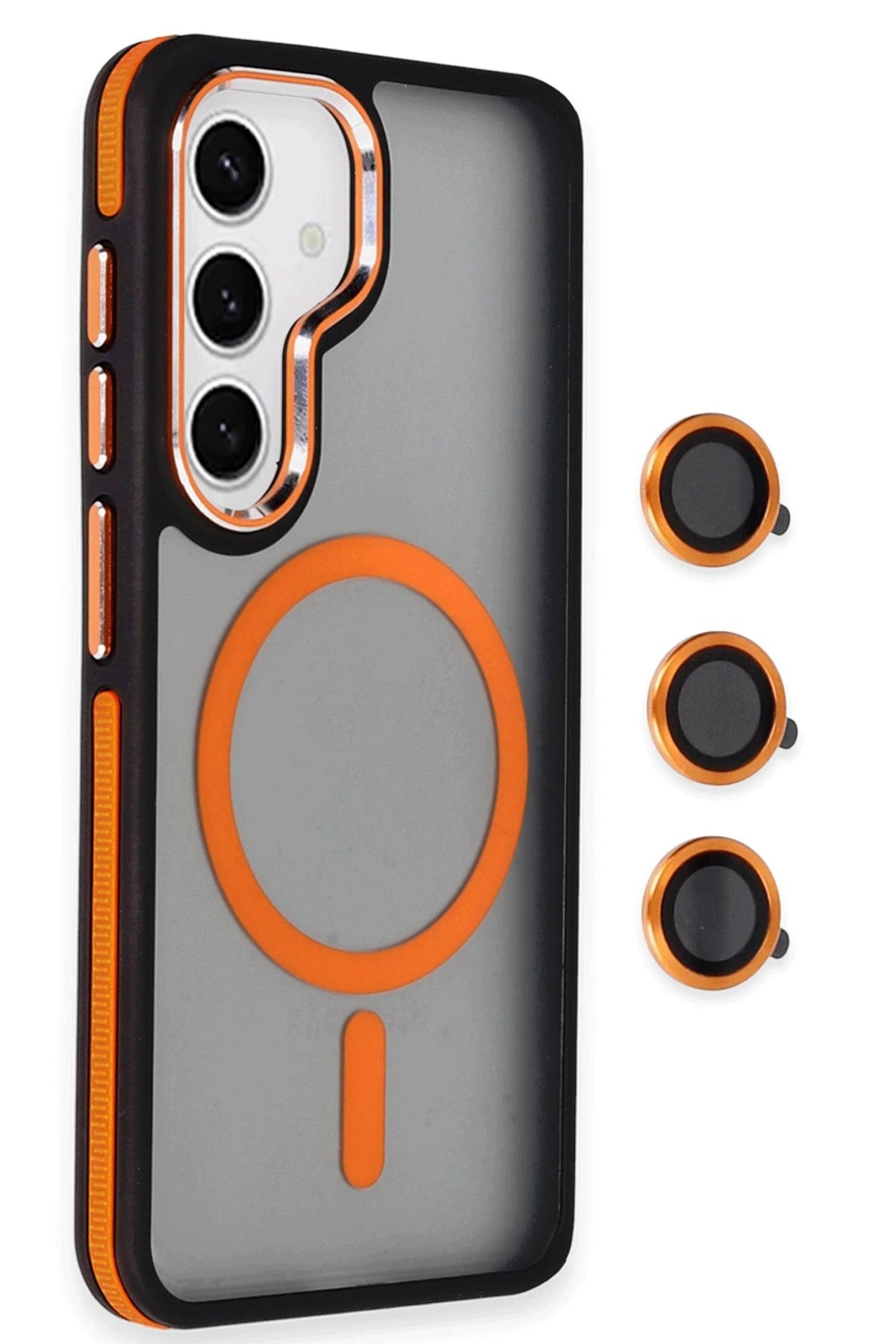 Joko Samsung Galaxy S24 Winner Magsafe Kapak - Turuncu