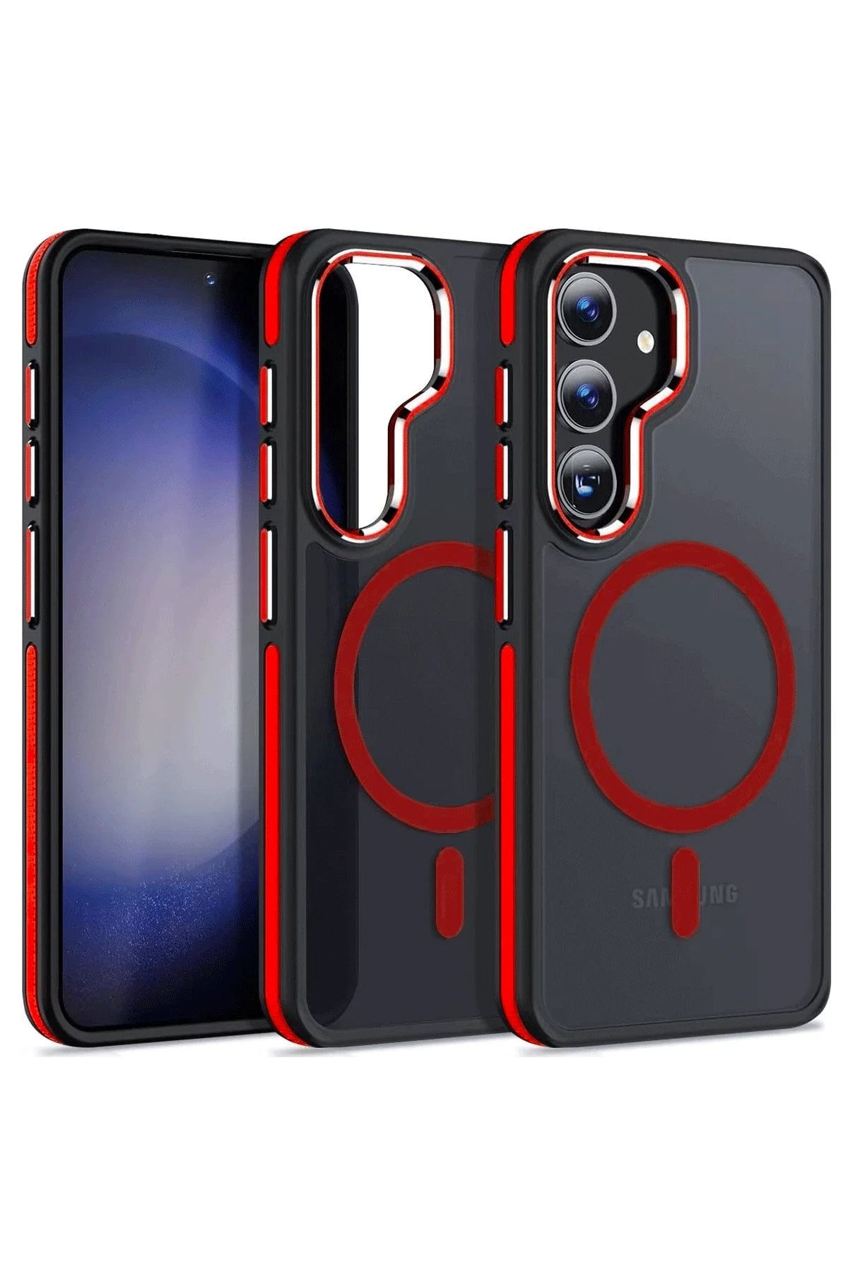 Joko Samsung Galaxy S24 Winner Magsafe Kapak - Kırmızı