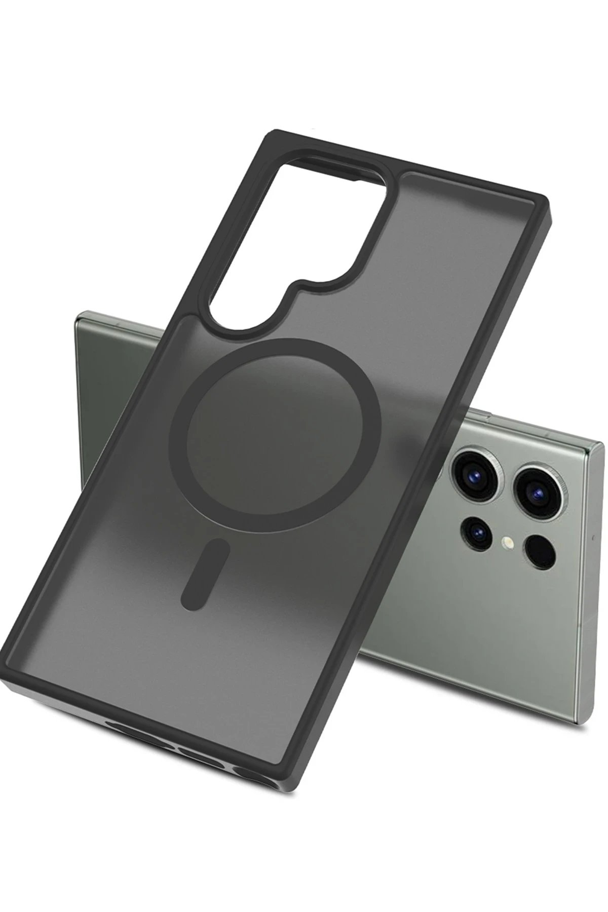 Joko Samsung Galaxy S23 Ultra Jota Magsafe Kapak - Derin Mor